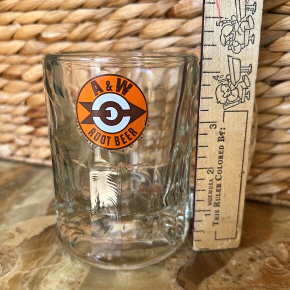 A&W Vtg Thick Glass Stein - Picture 2 of 7